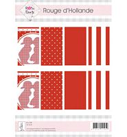 Decoupage set 8328 Rosa Dotje rood Holland